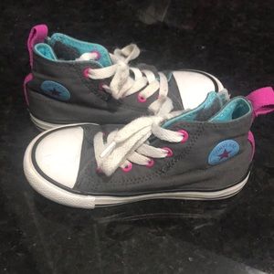Converse high top toddler girl shoes